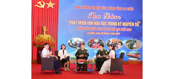 Tối 20/4, Ban Chỉ huy Bộ đội Biên phòng tỉnh Lai Châu tổ chức buổi tọa đàm với chủ đề “Phát triển văn hóa đọc trong kỷ nguyên số”, thu hút sự tham gia của đông đảo cán bộ, chiến sĩ và các đại biểu liên quan.